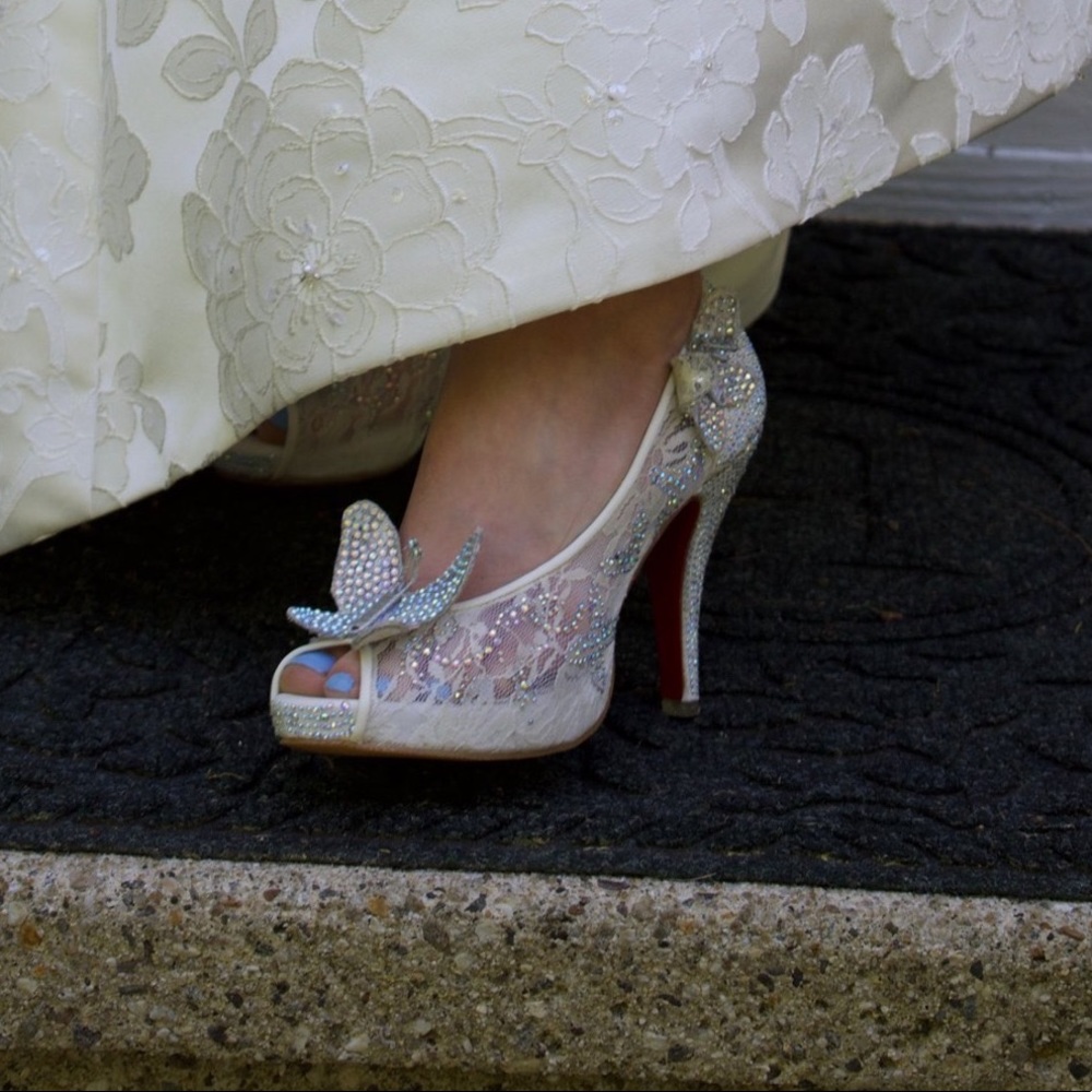Butterfly cinderella heels